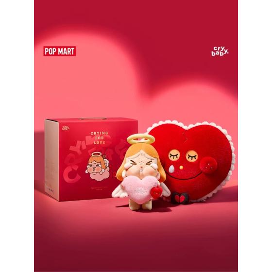 POPMART泡泡玛特CRYBABY 爱神的眼泪系列毛绒礼盒娃娃